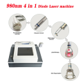 Professionelle 4 -in 1 -Spinnenvenenentfernung 980 nm Diodenlasermaschine für die Behandlung der Gefäßvene